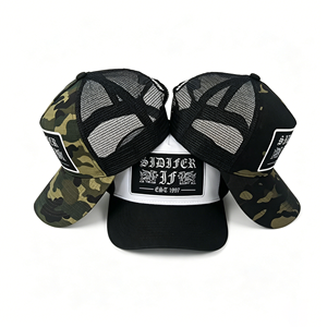 Gorra de Pesca Personalizada Wecondo para Hombre, Gorra Trucker de Camuflaje, Lavada, Desgastada, con Protección Solar, de Algodón, Gorra de Camuflaje Personalizada para Uso en Exteriores - Product Image 3