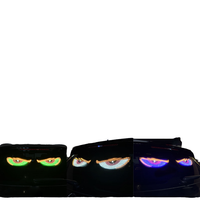 TCYATO Nouvelle lumière d'avertissement LED dynamique Devil Eye Truck Eye, adaptée aux voitures et aux camions, écran Demon Eye