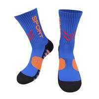 Chaussettes de basketball antidérapantes en silicone rembourrées, respirantes, à compression, pour équipes, personnalisables, unisexe, vente en gros