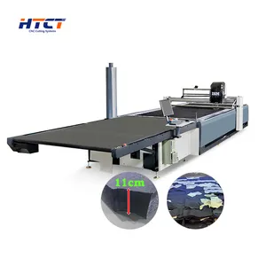 Multi High Layer Ply Km Cloth Cutting Machine Textile Fur Jeans Denim Calico Fabric Sewing Cutting Machine