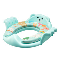 Sans BPA grenouille forme dessin animé toilette pot siège tendu doux et sûr PP plastique siège de toilette anneaux pour enfants infantile pot chaise