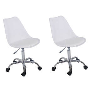 Ghế văn phòng tại nhà với tính năng ngả Bàn máy tính bằng nhựa đặt cho phòng ngủ phòng ăn hoặc nội thất căn hộ - Product Image 1