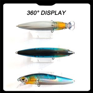 Leurre dur coulant Alpha OEM/ODM Flash Boost Minnow Arc Gravity Shift en plastique ABS avec yeux 3D pour la pêche au bar - Product Image 2