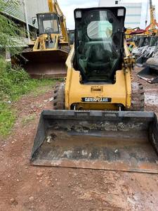 รถตักล้อยางมือสอง CAT 246C รุ่นดั้งเดิม รถตักขนาดเล็ก Caterpillar ขับเคลื่อน 4 ล้อ รุ่น 246d 226B เครื่องยนต์ Cummins - Product Image 5