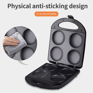 Nueva Máquina Portátil para Hacer Panqueques, Sartén Eléctrica Multifuncional, Freidora de Huevos, Máquina para Hacer Tortillas, Tostadora para el Desayuno, Máquina para Hacer Sándwiches - Product Image 4