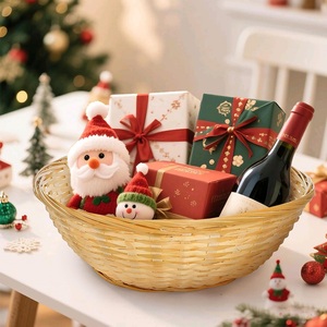 Cesta de Bambú Tejida a Mano para Pan, Frutos Rojos y Almacenamiento de Frutas, Organizador de Mesa Tejido para Picnic, Cocina y Restaurante, PRECIO ECONÓMICO - Product Image 4