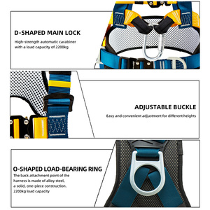 Harness Pengaman Lima Titik, Standar Nasional Baru untuk Tali Pengaman Kerja di Ketinggian, Pencegahan Jatuh - Product Image 4