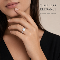 Bague en Moissanite en Argent S925, Sertie de Zircons Cubiques Ronds à Six Griffes, avec Détails Ajoureurs, pour Mariage et Fiançailles, Bijoux pour Femme