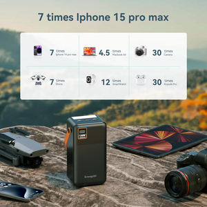 Smart LCD Usb Camping Custom мобильный ноутбук быстрая зарядка портативный 72000 мАч Power Bank зарядное устройство со светодиодным светом - Product Image 6