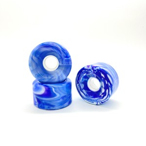 Usine Haute Rebond Super Durable Descente Cruiser Surf Patins Planche À Roulettes 70mm X 42mm Longboard Cruiser Roues 82A <span class=keywords><strong>Bleu</strong></span> - Product Image 5