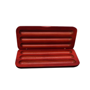 Wholesale Luxury <strong>Redwood</strong> Three-Pack Pen Box Handmade Sustainable Wood Pen Case with Custom Logo Luxury <strong>Redwood</strong> Wooden Pen Case - Product Image 1