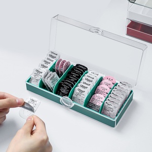 Boîte de rangement anti-poussière et élégante pour lentilles de contact, grande capacité, compartimentée, pour usage quotidien domestique - Product Image 3