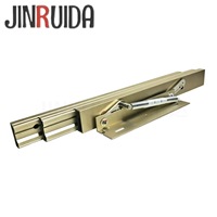 Rail coulissant de bureau escamotable en alliage d'aluminium JINRUIDA, avec système de ressort amortisseur pour extension de table rétractable