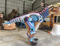 Costume de dinosaure T-Rex animatronique pour adulte, avec jambes cachées, pour spectacles et activités événementielles