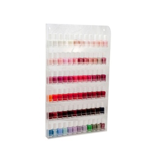 Customized Clear Acrylic Makeup Cube Storage Box Lucite Jewelry Nail Polish Display Holder <b>Stand</b> Cosmetic Drawer Organizer Case - Product Image 1