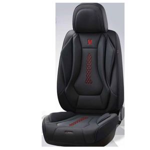 Housse de siège de voiture universelle toutes saisons, style sport, durable, respirante, en cuir PU imperméable, entièrement enveloppante - Product Image 4