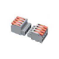 Borne de raccordement compacte à connexion rapide 2 conducteurs 32 A 250 Vca 24-14 AWG Boîtier PC à déconnexion rapide pour câblage électrique
