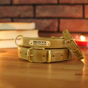 Personal isierte Kunstleder Hunde halsband Kunden spezifische Haustier halsbänder Luxus-Haustier halsbänder für Hunde - Product Image 6