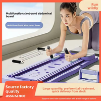 Planche de Pilates pliable personnalisable OEM ODM avec logo, entraîneur de core multifonctionnel avec minuteur, planche de pompes pour la maison et la salle de sport (pour femmes)