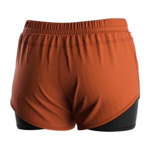 Short de course pour femme durable, short de jogging athlétique 2-en-1 - Product Image 4