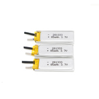 Batterie Lipo monocellulaire 401225 3.7V 85mAh Lithium polymère Li-ion rechargeable 37v