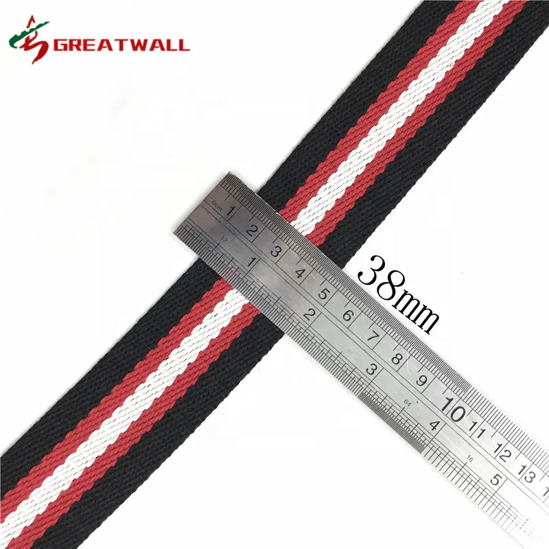 Fashion 40mm Thickness Washed thick cotton webbing band