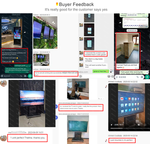 Aiyos Wifi LCD Totem kiosk trong nhà tầng thường vụ kỹ thuật số máy nghe nhạc quảng cáo với 24/7 hoạt động & USB nội dung cập nhật - Product Image 6