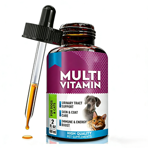 Multivitamin Cair 15-in-1 untuk Kucing dan Anjing, Glukosamin Kondroitin Antioksidan, Perlindungan Imunitas, Kesehatan Sendi, Kulit, dan Bulu Hewan Peliharaan - Product Image 1