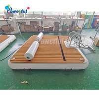 Plateforme flottante gonflable de haute qualité, ponton flottant gonflable, quai gonflable