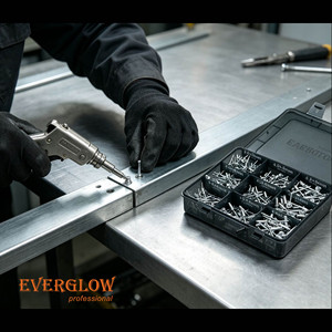 Kit de rivets aveugles industriels professionnels ODM en aluminium/acier pour pinces à rivets, tailles 2,4 mm, 3,2 mm, 4,8 mm, pour le travail du bois - Product Image 4