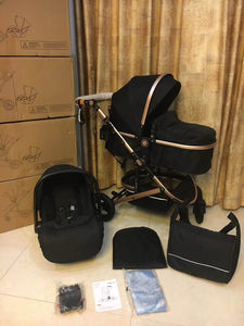 Poussette de voyage pour bébé de haute qualité avec siège de voiture EN1888 3 en 1, ensemble combiné, buggy, poussette, chariot, posette, pochette, usine - Product Image 6