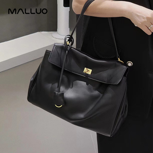 Borsa a Mano in Vera Pelle di Vacchetta <span class=keywords><strong>Nera</strong></span> di Alta Qualità per <span class=keywords><strong>Donna</strong></span>, Grande Formato, Vendita Calda, Borsa a <span class=keywords><strong>Tracolla</strong></span> di Lusso - Product Image 4