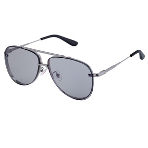 Gafas de Sol Aviador para Hombre, Protección UV400, Montura de PC, Lentes Negros, Protección Solar para Exteriores, Gafas de Sol de Moda para Hombre - Product Image 4