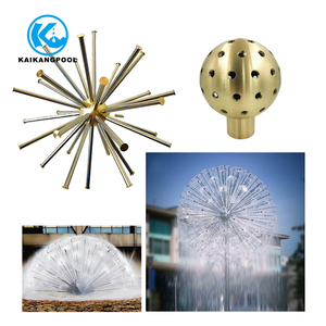 Suministro de fábrica, agua Digital personalizada, pantalla 3D mágica, <span class=keywords><strong>película</strong></span>, cabeza de latón de acero inoxidable, accesorios de baile, boquilla de fuente de pulverización - Product Image 2
