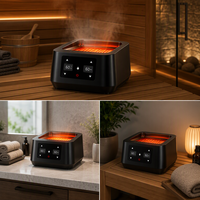Tenda Sauna Portabel Mewah dengan Pemanas Listrik 1500W Sauna Pribadi untuk Seluruh Tubuh