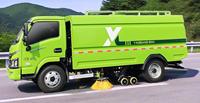 Nouveau 4*2 véhicule de nettoyage de la ville Service d'assainissement balayeuse de route camion à vendre nettoyage de rue lavage véhicule Construction ferme