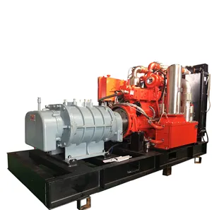 ATEX certified ZONE 2 IIB Explosion-proof roots blower ex-proof diesel vacuum pump set 750CFM 185CFM Sullair air compressor set