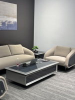 Série d'avions modernes Mobilier de bureau de luxe Bureau de direction Smart Electric Sans fil Car Design Futuriste CEO Boss Table
