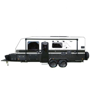 <span class=keywords><strong>Caravane</strong></span> tout-terrain miniature 4x4 avec salle de bain complète, remorque de camping avec <span class=keywords><strong>auvent</strong></span>, cuisine, 2 personnes, pour le camping en famille - Product Image 1