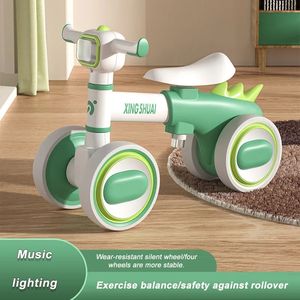 批发可爱恐龙设计无踏板平衡车儿童骑行玩具摇摆滑梯骑乘车儿童音乐平衡车 - Product Image 3