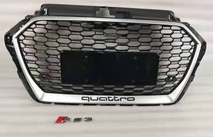 Pare-chocs de voiture de haute qualité pour <span class=keywords><strong>AUDI</strong></span> <span class=keywords><strong>A3</strong></span> 2017-2019, mise à niveau vers RS3 avec pare-chocs avant en PP, assemblage de <span class=keywords><strong>calandre</strong></span> ABS, lèvre avant - Product Image 4