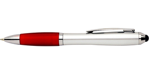 2 in 1 Stylus Touch Screen Gold Plated Click Metal <b>Ballpoint</b> <b>Pen</b> With Rubber Anti Slip Grip Signature <b>Pen</b> - Product Image 3