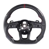 Volant sport A4 B9 Paddle Shift en fibre de carbone compatible avec audi A3 A4 A4L Avant Allroad A5 A6L A7 Q2L Q3 Q5 Q5L Q7