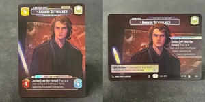 STAR W Mother Talzin Ahsoka Tano Kanan Jarrus Morgan Elsbeth Avar Kriss Kit Fisto Présentoir Personnalisé Finition Feuille d'Or 63x88mm - Product Image 2