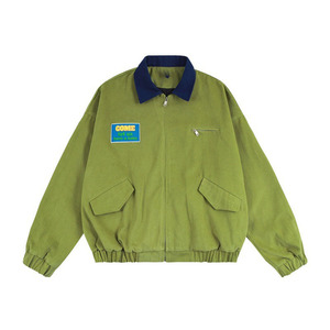 Logo personnalisé 2025 Haut Revers <span class=keywords><strong>Sens</strong></span> Lâche Cargo Coupe-Vent Veste en Coton pour Hommes Femmes Lâche Veste de <span class=keywords><strong>Motard</strong></span> Hiver Grande Taille Veste - Product Image 2