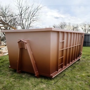 Kontainer Hook Lift Galvanis Celup Panas Baja A210 <span class=keywords><strong>Heavy</strong></span> Duty untuk Logam Bekas Industri - Product Image 3