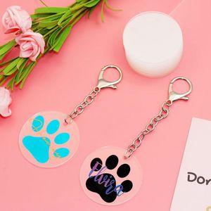 เครื่องประดับต้นคริสต์มาสทรงกลมอะคริลิค งานฝีมือส่วนบุคคล ของตกแต่งบ้าน ของขวัญ - Product Image 1