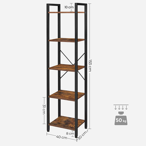 Estantes de almacenamiento de 5 niveles, nuevo diseño, para baño, sala de estar - Product Image 2