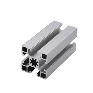 Perfil de aleación de aluminio estándar europeo 4545l Personalización de troquel abierto soporte de aleación de aluminio perfil de aluminio 45*45