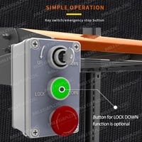 Système de stationnement hydraulique à 2 poteaux Mutrade, simple, pour empilage double de voitures, élévateur de stationnement vertical pour voitures